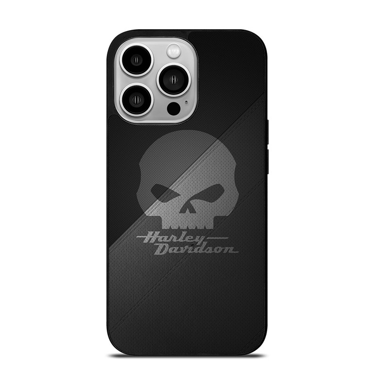 HARLEY DAVIDSON LOGO SKULL 3 iPhone 14 Pro Case Cover
