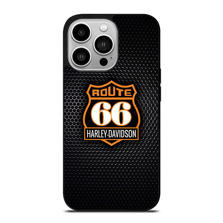 HARLEY DAVIDSON ROUTE 66 LOGO BADGE iPhone 14 Pro Case Cover