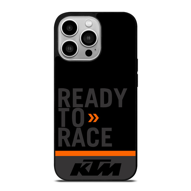 KTM READY TO RACE BLACK iPhone 14 Pro Case Cover
