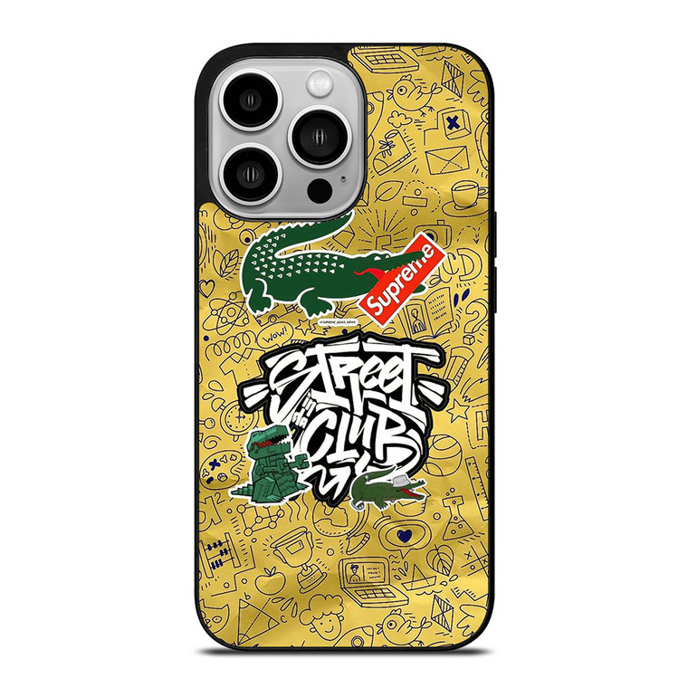 LACOSTE SUPREME LOGO STREET CLUB iPhone 14 Pro Case Cover