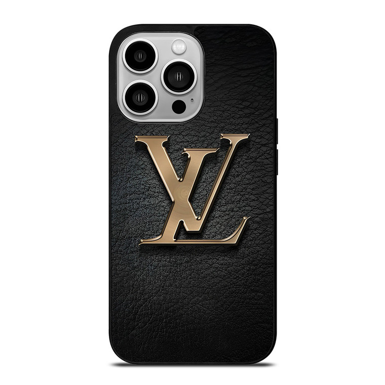 LOUIS VUITTON GOLD EMBLEM iPhone 14 Pro Case Cover
