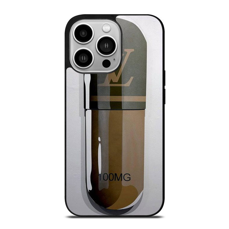 LOUIS VUITTON LOGO 100 MG DRUG ICON iPhone 14 Pro Case Cover