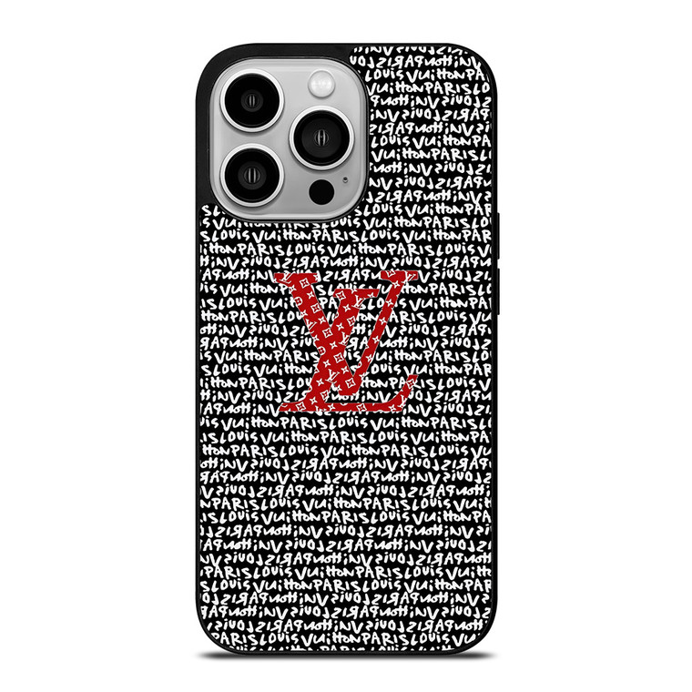 LV LOUIS VUITTON PARIS PATTERN LOGO iPhone 14 Pro Case Cover