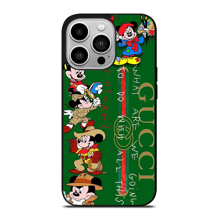 MICKEY MOUSE DISNEY GUCCI FUTURE iPhone 14 Pro Case Cover