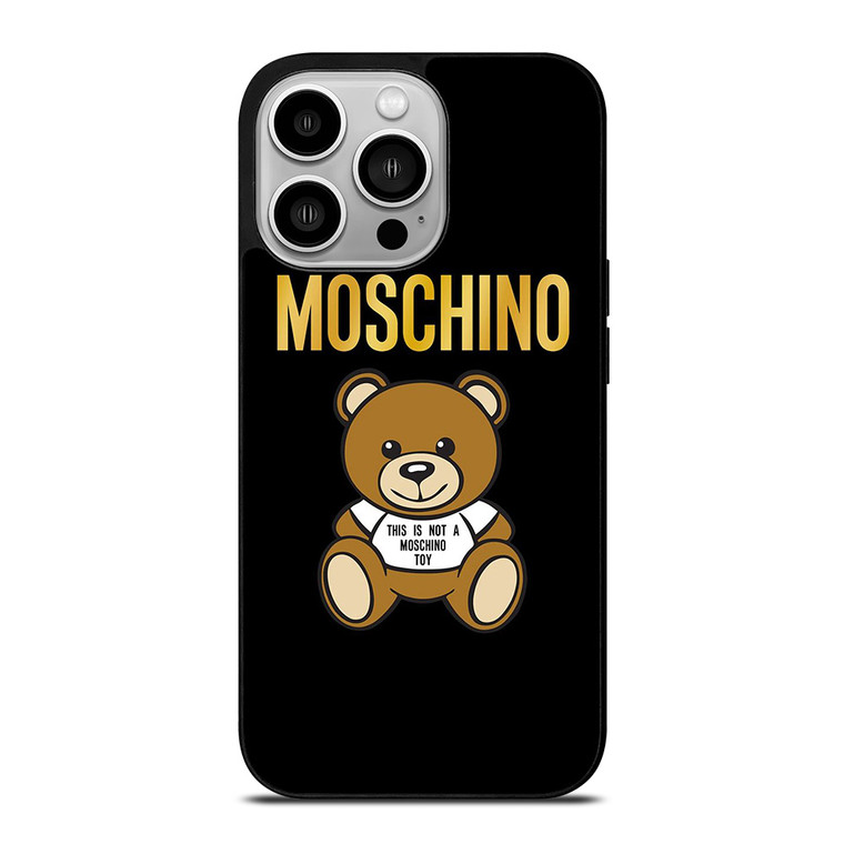 MOSCHINO BEAR LOGO iPhone 14 Pro Case Cover