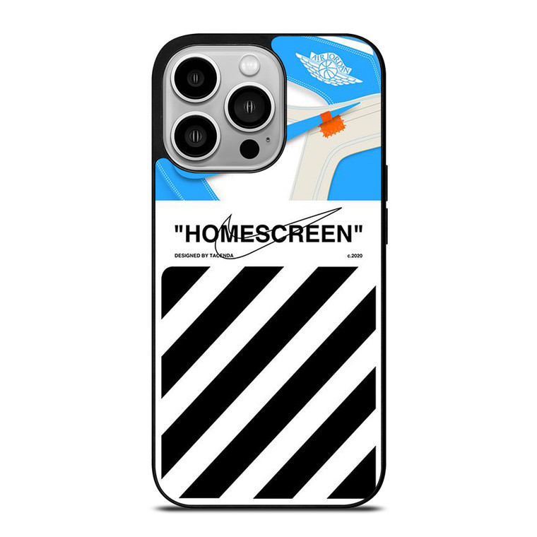 OFF WHITE NIKE LOGO SHOES HOMESCREEN iPhone 14 Pro Case Cover
