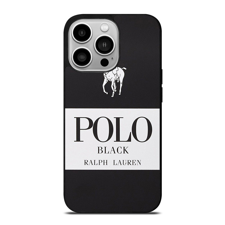 POLO RALPH LAUREN BLACK iPhone 14 Pro Case Cover