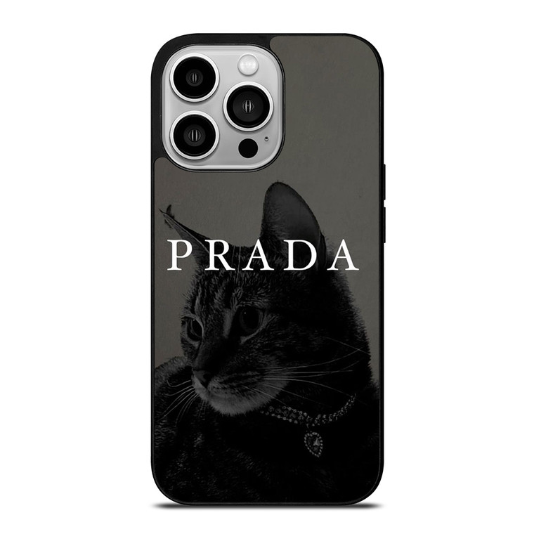PRADA LOGO CAT iPhone 14 Pro Case Cover