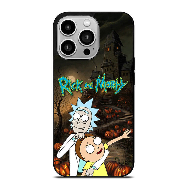 RICK AND MORTY HAPPY HALLOWEEN iPhone 14 Pro Case Cover