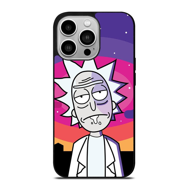 RICK AND MORTY PURPLE ART iPhone 14 Pro Case Cover