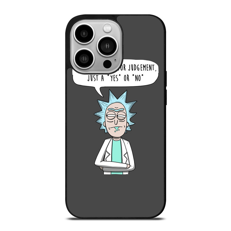 RICK AND MORTY QUOTE iPhone 14 Pro Case Cover