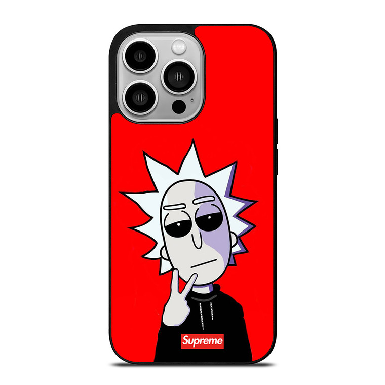 RICK AND MORTY RED SUPREME iPhone 14 Pro Case Cover