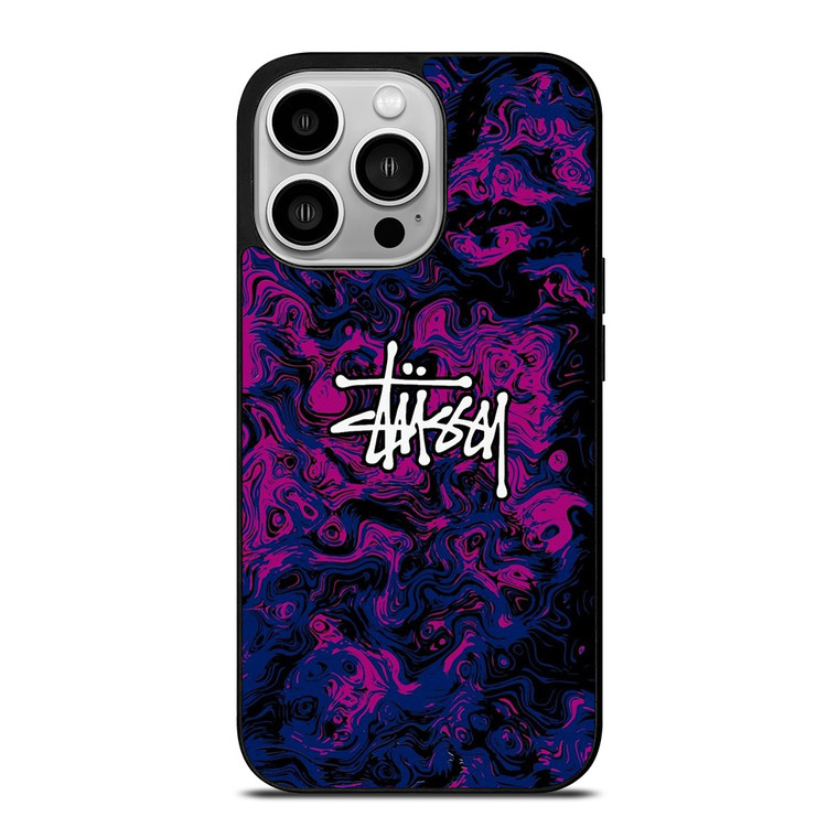 STUSSY PURPLE LOGO iPhone 14 Pro Case Cover STUSSY PURPLE LOGO iPhone 14 Pro Case Cover