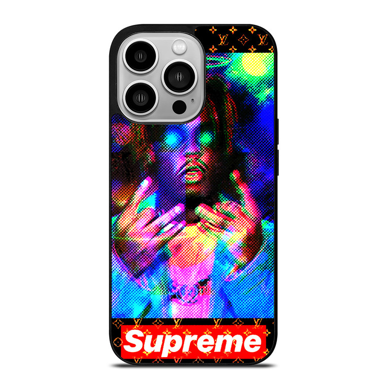 SUPREME LV LOUIS VUITTON JUICE WRLD iPhone 14 Pro Case Cover