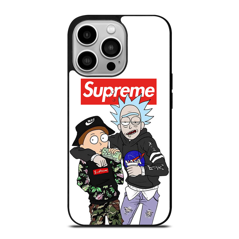 SUPREME RICK AND MORTY iPhone 14 Pro Case Cover