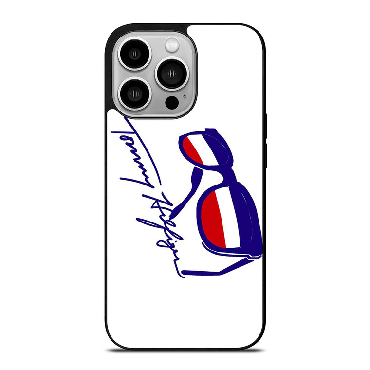 TOMMY HILFIGER LOGO SUNGLASSES iPhone 14 Pro Case Cover