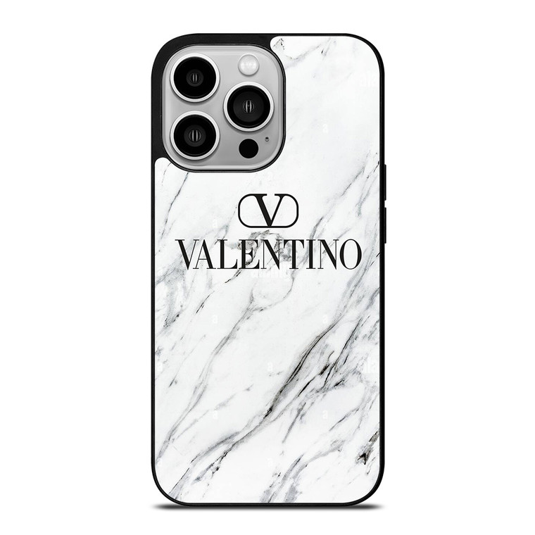 VALENTINO LOGO MARBLE iPhone 14 Pro Case Cover
