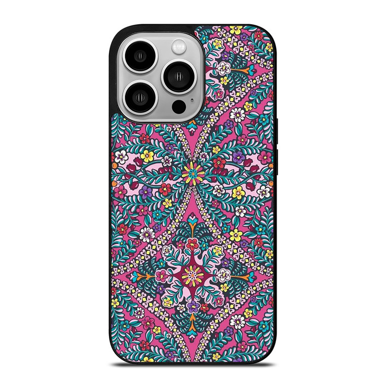 VERA BRADLEY FLOWER PATTERN 2 iPhone 14 Pro Case Cover
