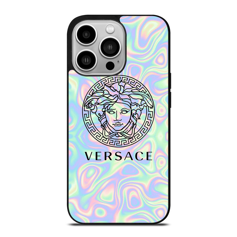 VERSACE EMBLEM LIQUID iPhone 14 Pro Case Cover