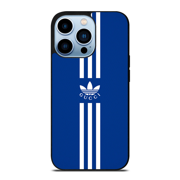 ADIDAS X GUCCI RETRO BLUE iPhone 13 Pro Max Case Cover