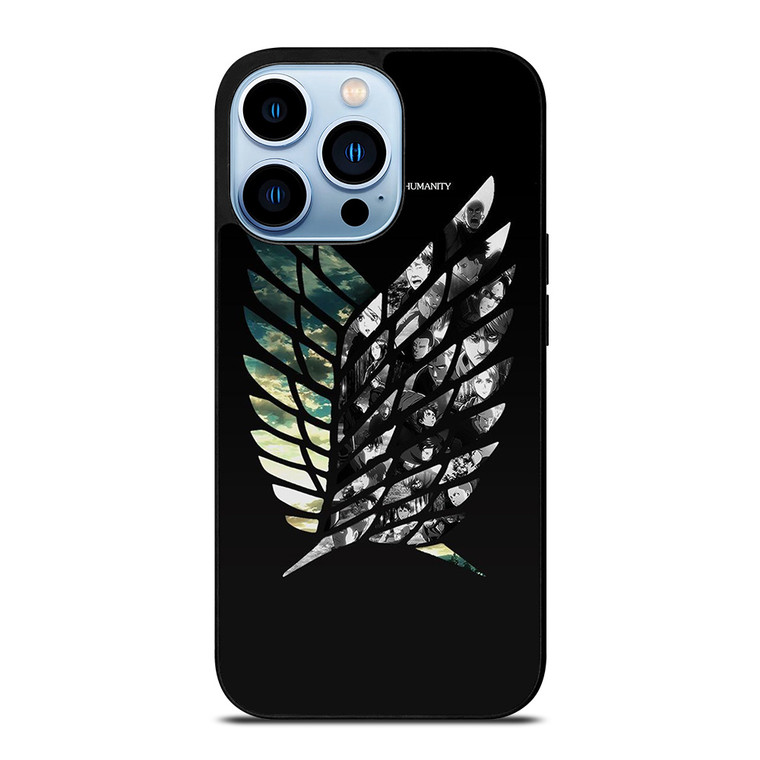 ATTACK ON TITAN SYMBOL CHARACTER iPhone 13 Pro Max Case Cover