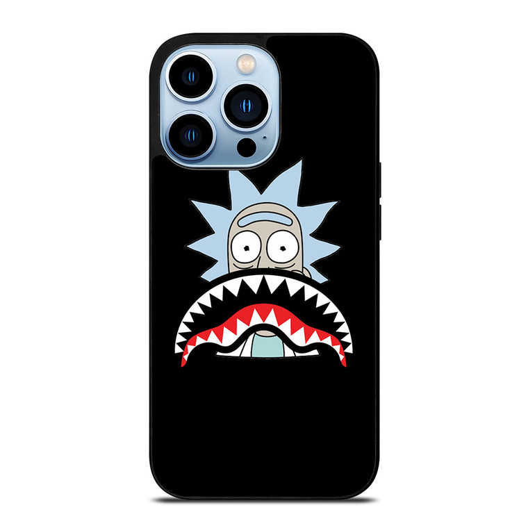 BAPE SHARK RICK AND MORTY iPhone 13 Pro Max Case Cover