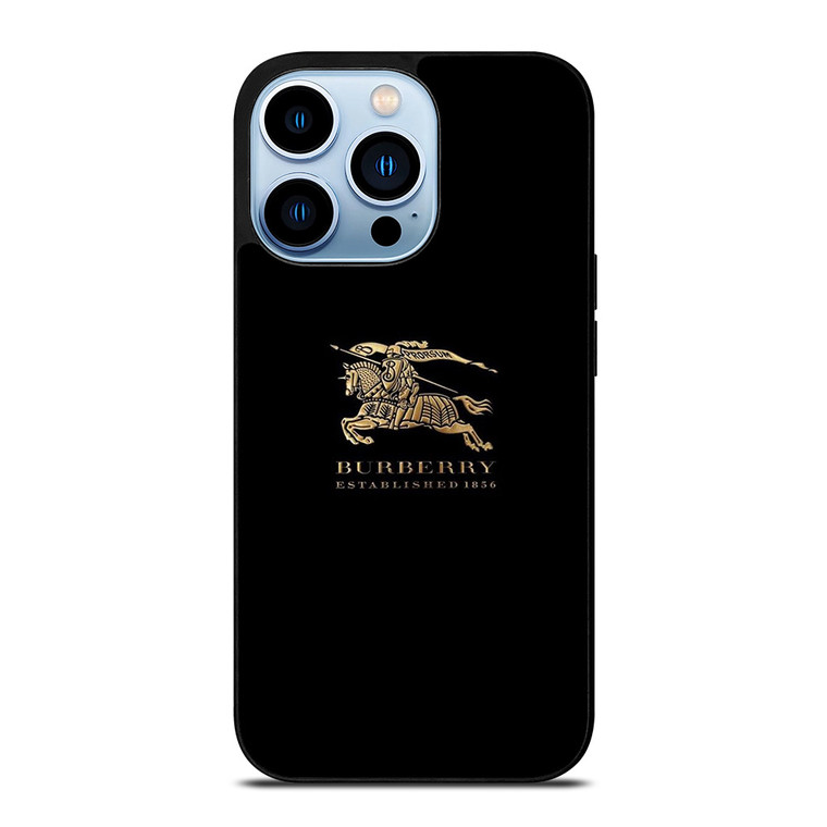 BURBERRY LOGO BLACK iPhone 13 Pro Max Case Cover