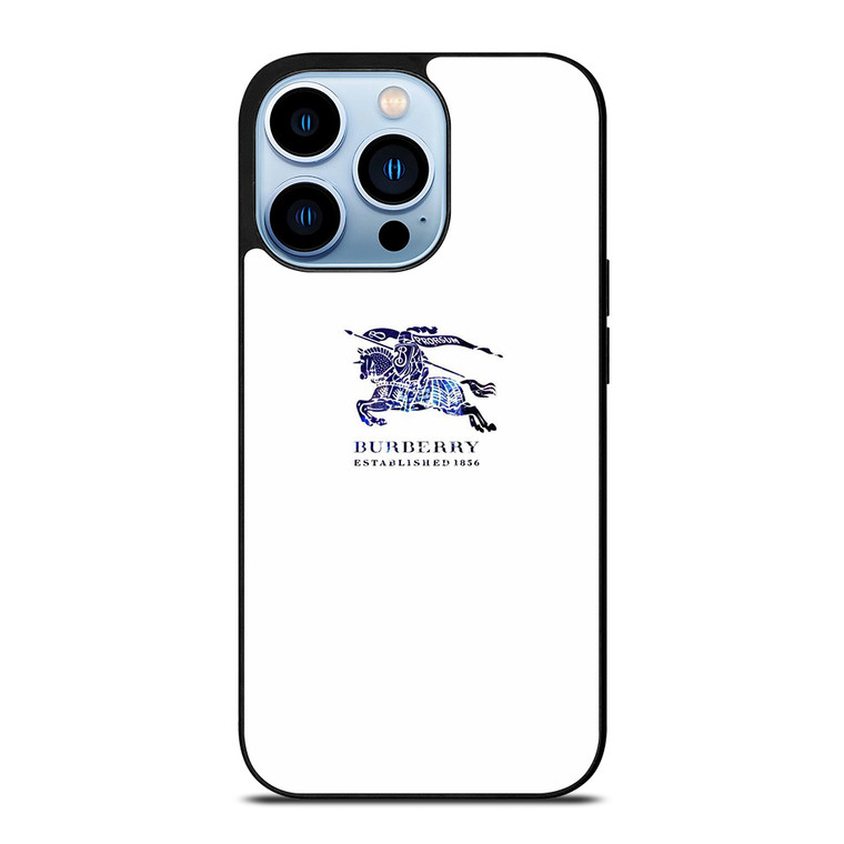 BURBERRY LOGO ESTABLISHED 1856 iPhone 13 Pro Max Case Cover