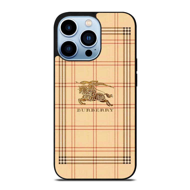BURBERRY LOGO PATTERN ICON iPhone 13 Pro Max Case Cover
