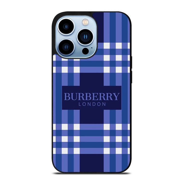 BURBERRY LONDON LOGO BLUE iPhone 13 Pro Max Case Cover