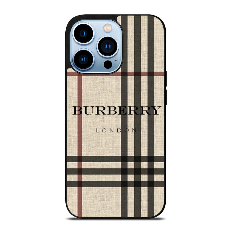 BURBERRY LONDON LOGO PATTERN iPhone 13 Pro Max Case Cover