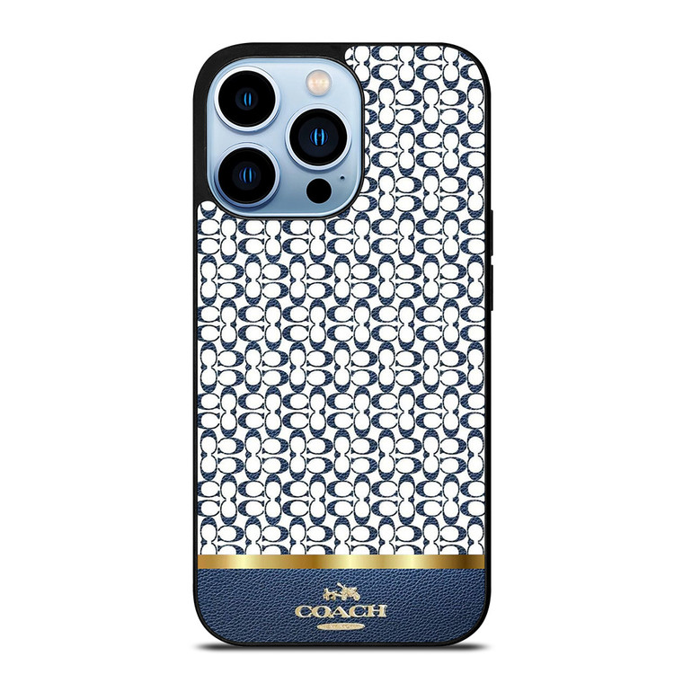COACH NEW YORK LOGO BLUE ICON iPhone 13 Pro Max Case Cover