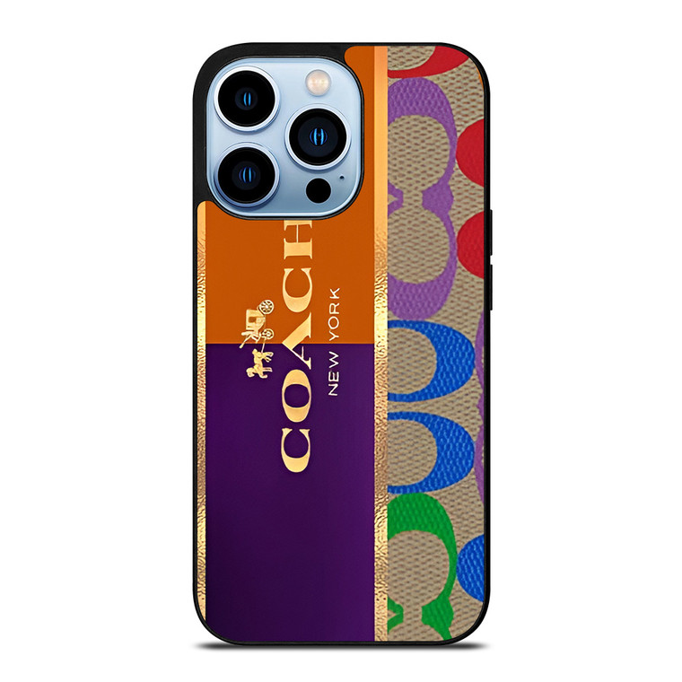 COACH NEW YORK LOGO EMBLEM iPhone 13 Pro Max Case Cover