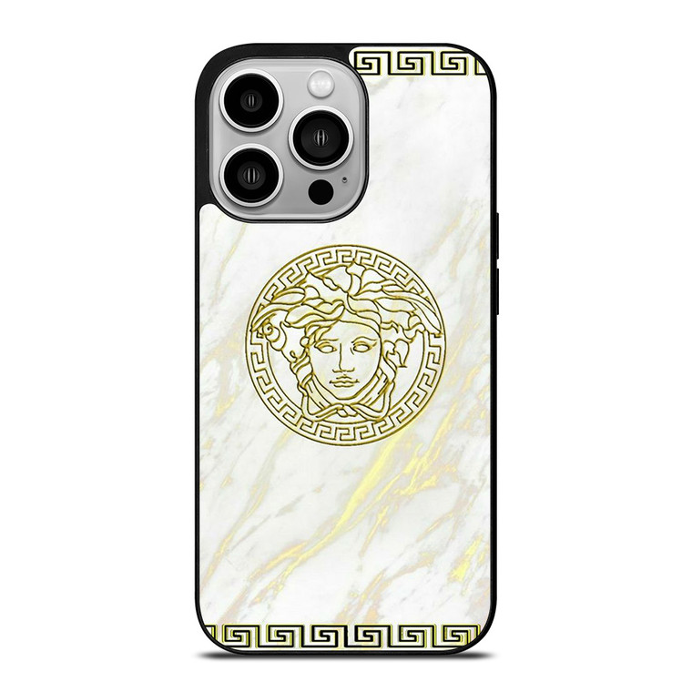 VERSACE GOLD MARBLE  iPhone 14 Pro Case Cover