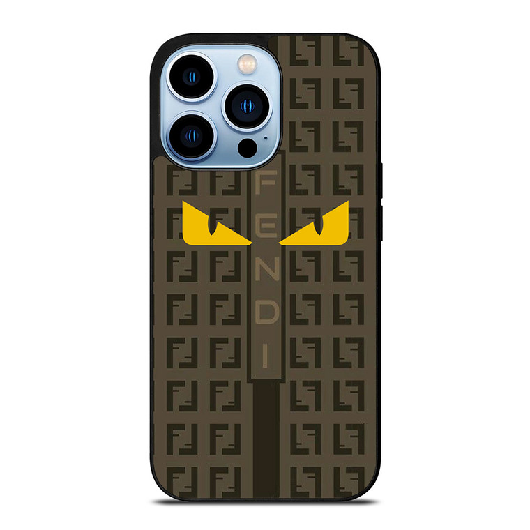 FENDI PARIS EYES PATTERN iPhone 13 Pro Max Case Cover