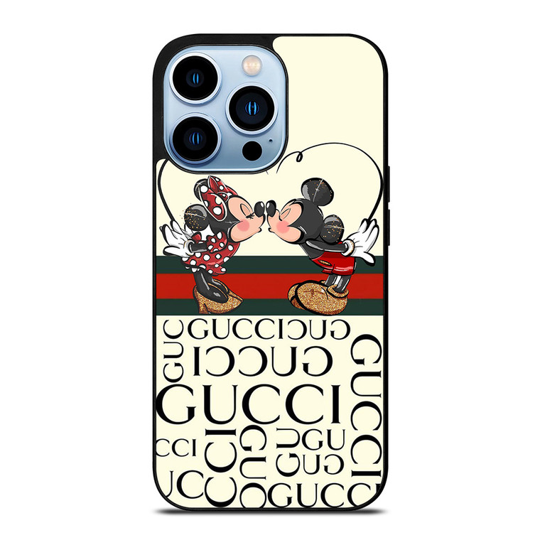 GUCCI LOGO MICKEY MINNEY MOUSE DISNEY KISS iPhone 13 Pro Max Case Cover