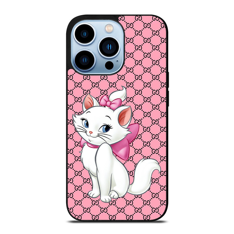 GUCCI LOGO PATTERN ARISTOCAT MARIE DISNEY iPhone 13 Pro Max Case Cover