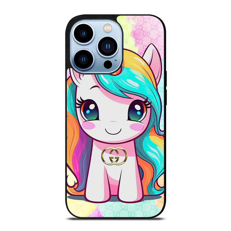 GUCCI LOGO PATTERN PRETTY UNICORN iPhone 13 Pro Max Case Cover