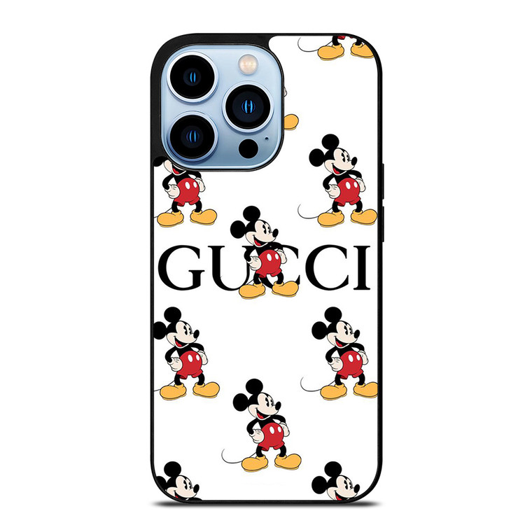 GUCCI MICKEY MOUSE DISNEY PATTERN iPhone 13 Pro Max Case Cover