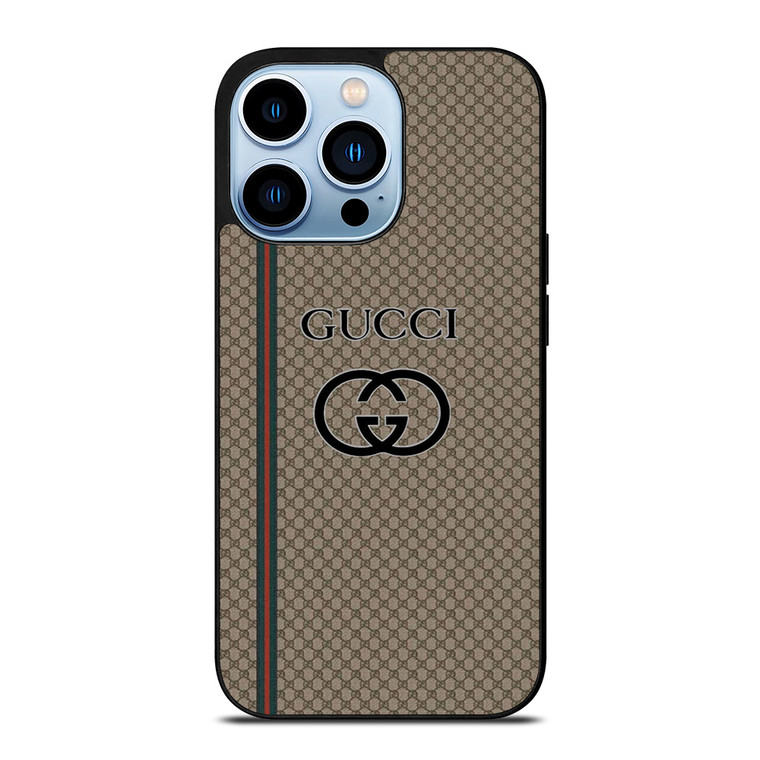 GUCCI PATTERN LOGO ICON iPhone 13 Pro Max Case Cover