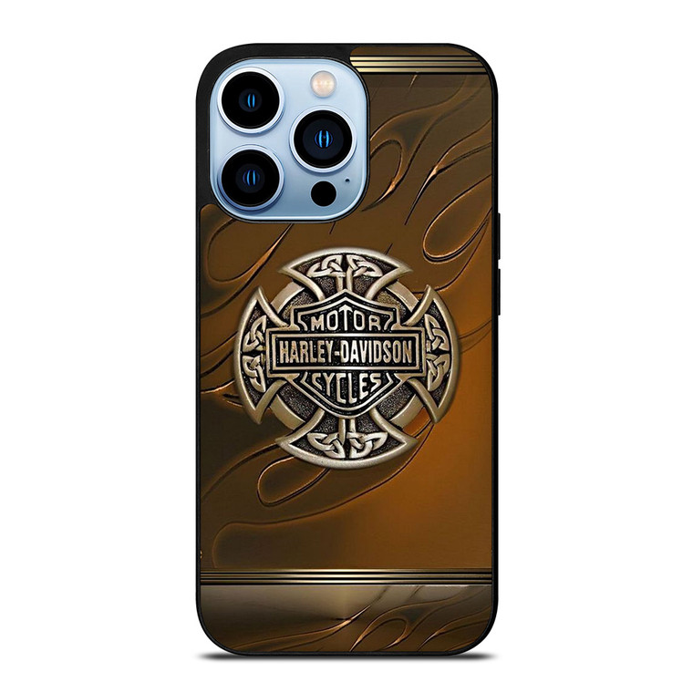 HARLEY DAVIDSON LOGO METAL FIRE iPhone 13 Pro Max Case Cover
