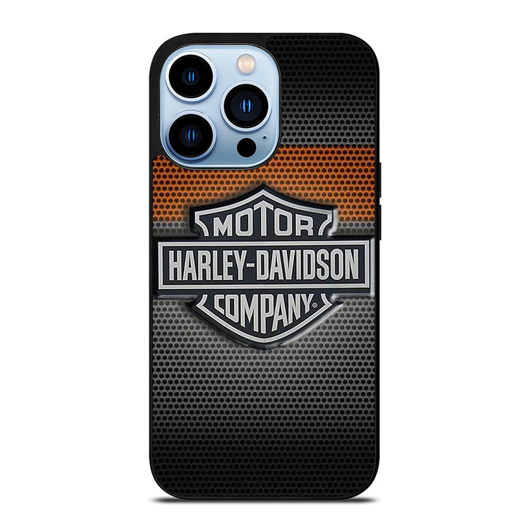 HARLEY DAVIDSON MOTORCYCLES COMPANY METAL LOGO iPhone 13 Pro Max Case Cover