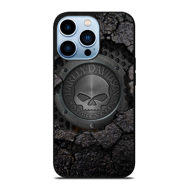 HARLEY DAVIDSON SKULL LOGO iPhone 13 Pro Max Case Cover