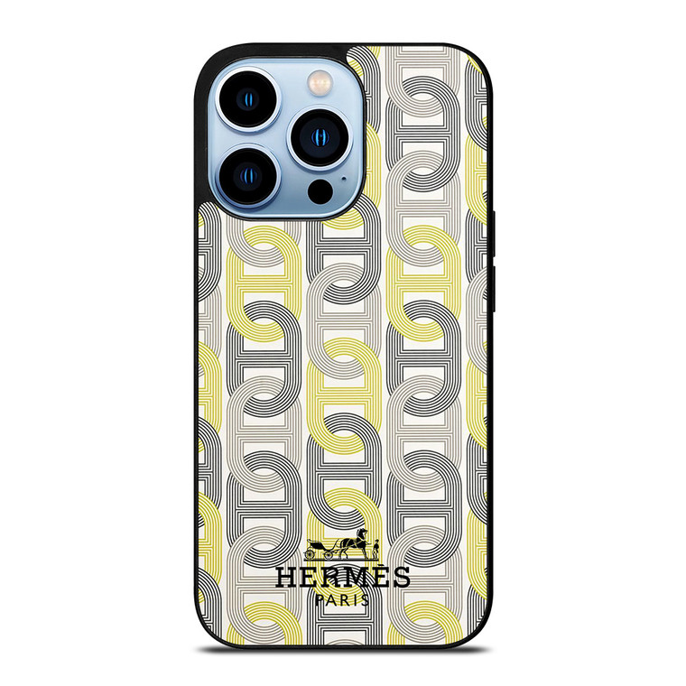 HERMES PARIS LOGO PATTERN iPhone 13 Pro Max Case Cover