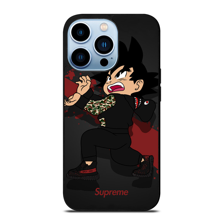 KIDS GOKU BAPE SUPREME iPhone 13 Pro Max Case Cover