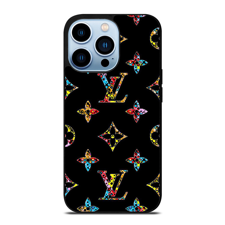 LOUIS VUITTON LOGO LV BLACK COLOR MIX iPhone 13 Pro Max Case Cover