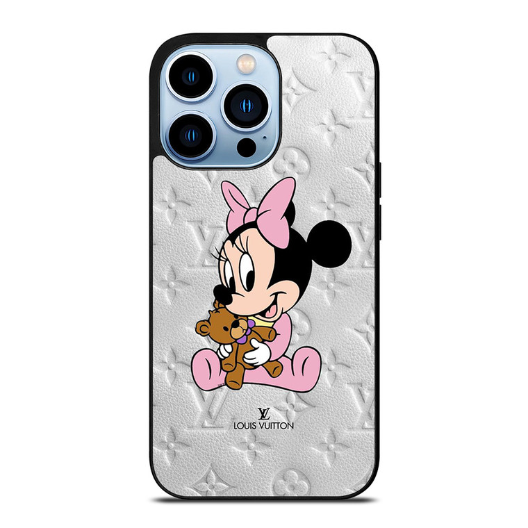 LOUIS VUITTON LV LOGO BABY MINNIE MOUSE DISNEY iPhone 13 Pro Max Case Cover