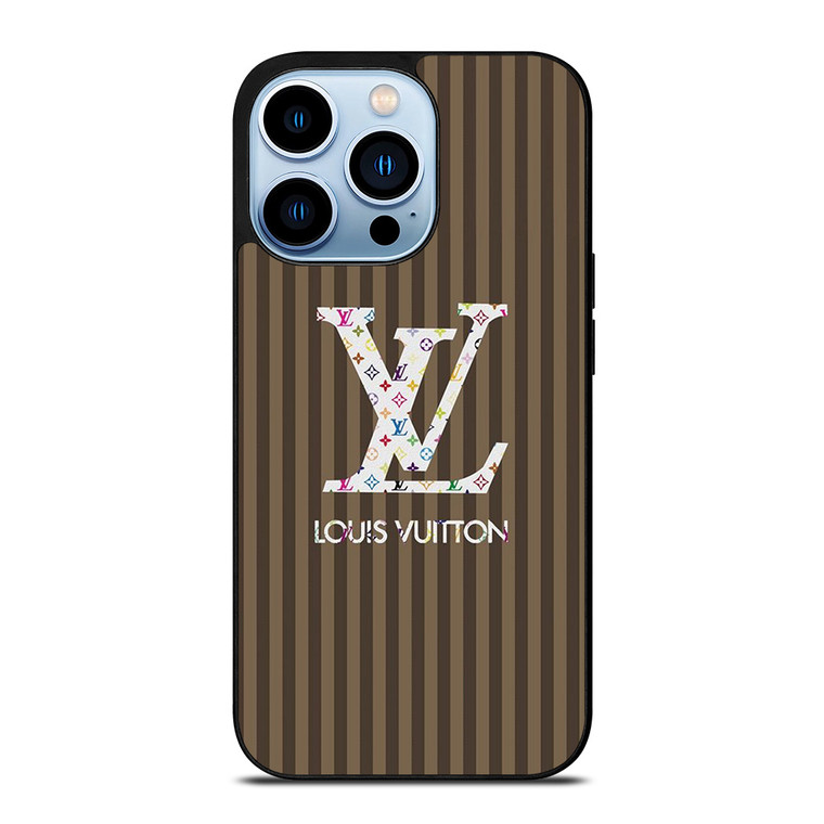LOUS VUITTON LOGO LV BROWN STRIPES ICON iPhone 13 Pro Max Case Cover