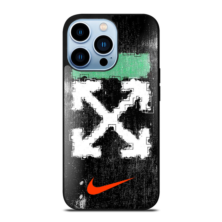 OFF WHITE NIKE LOGO iPhone 13 Pro Max Case Cover