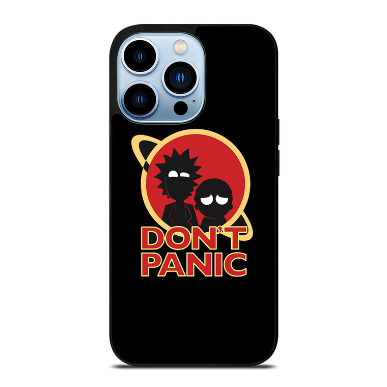 RICK AND MORTY DONT PANIC iPhone 13 Pro Max Case Cover